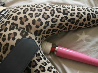 good girl cums hard from being spanked  loud, intense, trembling orgasm