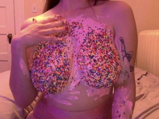DDD Cupcakes - Messy Icing and Sprinkle Covered Tits