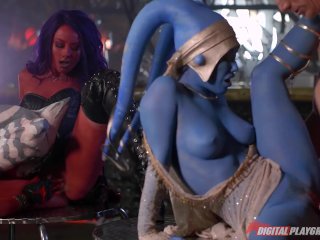 DigitalPlayground - Star Wars parody with hot babes Eva, Alessa & Aria