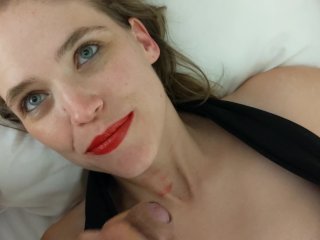 Gorgeous Female Orgasm - Button Cums to The Scent of Tip's Penis
