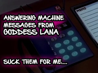 Answering machine Messages 1 Suck them for me