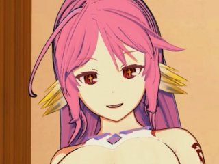 No Game No Life - Jibril 3D Hentai