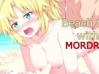 Beach trip with Mordred - Hentai JOI (Patreon choice)