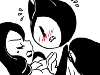 Bendy en "Enamorados" con Boris y Alice Angel - Comic animado