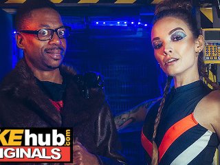 FakeHub: Cute teen Kylie has a rough space fuck with bbc