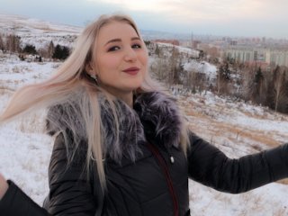 Winter Blowjob and Sex With a  Cute Girl In a Fur Coat - Swallow Cum