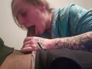 Hello World After PodCast BJ and Cum Swallow