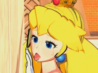Princess Peach Fucked Against a Wall (3D Hentai)