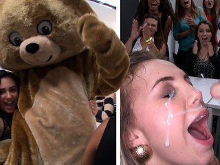 DANCING BEAR - Room Full Of Dick Suckers Going To Town On Male Strippers