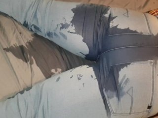 Alice - pissing myself in jeans. Why get out of bed to pee when your comfy?
