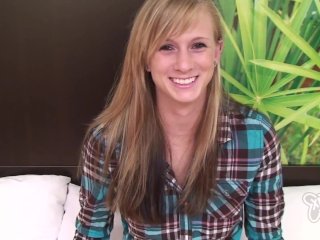 Brand New Blonde Gets Creampied