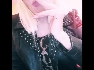 Lollipop smoking lips fetish