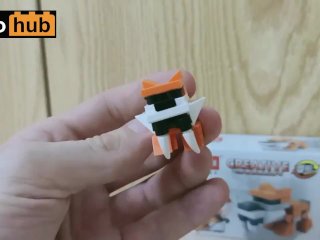 A cute saber-toothed cat (Lego)