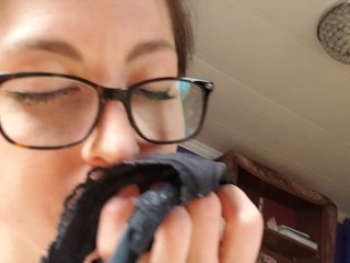 Tasting My Dirty Black Panties