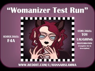 Womanizer Test Run