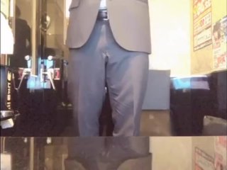 サラリーマン　ビデボでディルドアナニー