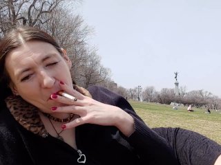 Inhale 26: 2 angels on the mountain / smoking fetish by Gypsy Dolores