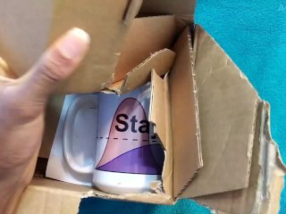 ASMR Teen Single Hand Unboxing of Stayhomehub Mug Pornhub Apparel Store Cup