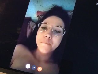 Me graban haciendo cibersexo muy cachonda con un fan