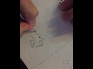 Learning to draw funny men