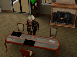 Seks in de modder. Rollenspellen  Porno Game