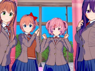 Ultimate Doki Doki Literature Club Harem Hentai