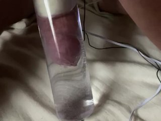 Estim orgasm. Electro torture. Ejac orgasm