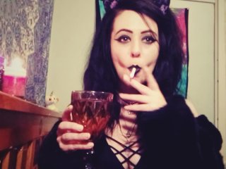 smoking and drinking - cigarette & bong
