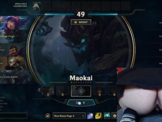 Finally back with a new setup - hot ass view while playing League of Legends #6 Luna