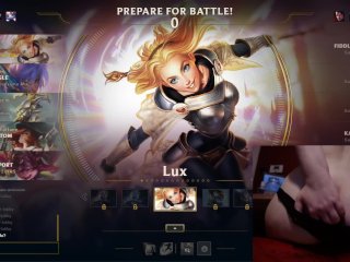 vibrating buttplug fail and feeding League of Legends #10 Luna
