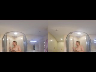 I wash in the shower VR180