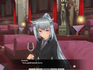 3D HENTAI stepsister masturbation in the room