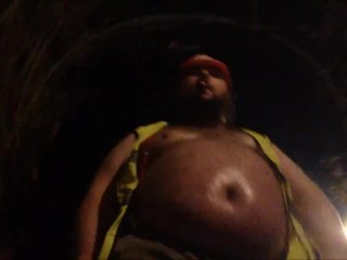 oiled up builder