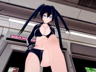 Black Rock Shooter footjob (3D Hentai)