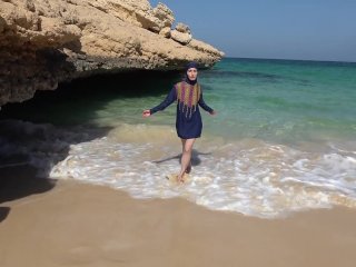 Hot Arab Wife Burkini Dance