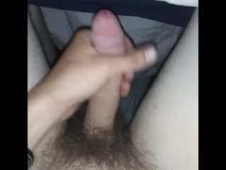 Masturbating
