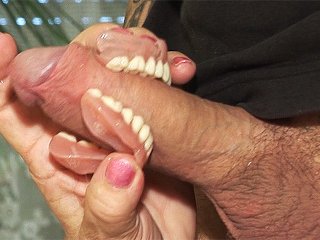 toothless blowbang with 74 years old mom