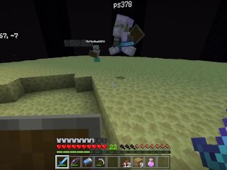 Minecraft with the Boys ep21 - Ender Dragon , The End pt. 2