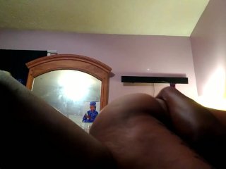 Riding my man dick so deep..I cum pt2