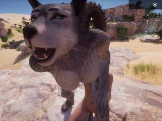 Wild Life / Furry Wolf girl Rasha Porn HD