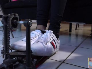 Drum Pedal Pump with Sneakers TikTok
