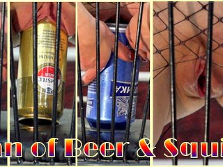 Can of beer fuck and wife's first squirt.