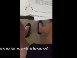 Saras Adventures 5.2 - Studying with full bladder lead to piss all over the carpet