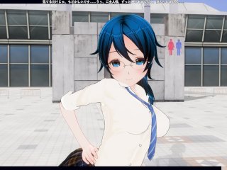 3D HENTAI Schoolgirl and her wanted to suck my dick after lesbian games