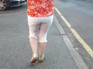 ⭐ Public Jeans Pee and walking home in very pissy stained jeans )