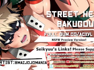 Stupid Hard Street Hero Bakugou! [My Hero Academia ASMR] (Art by: mazjojomania)