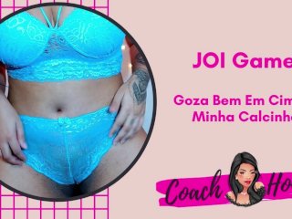 Desafio da Punheta! Goza Bem Em Cima da Minha Calcinha!!!  JOI Games  Punheta Guiada  #8