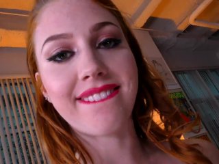 Why can't this CUTE GINGER SLUT be monogamous? BIG COCK is her WEAKNESS! WATCH HER CHEAT!