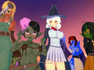 Halloween Special - Creature harem - Hentai