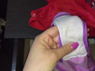 Алиса показывает свои новые трусики